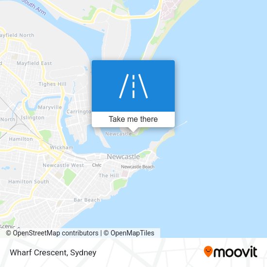 Wharf Crescent map