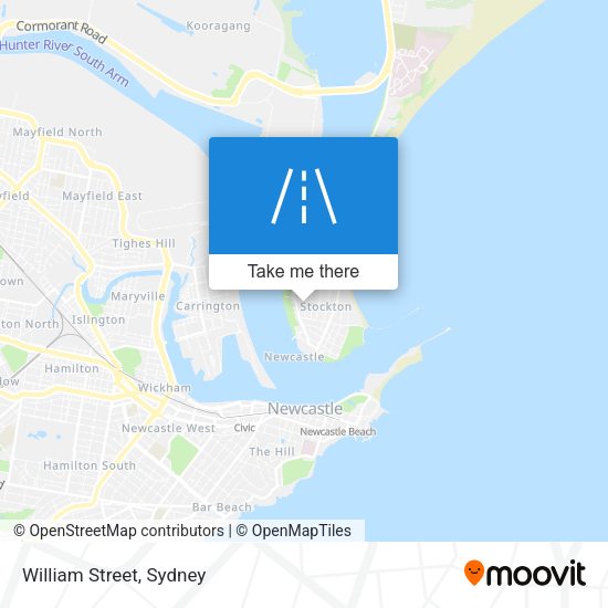 William Street map