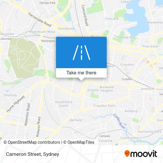 Cameron Street map