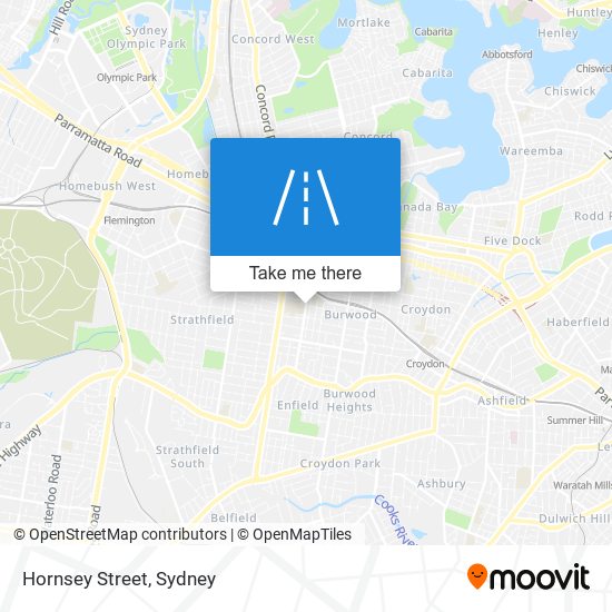 Hornsey Street map