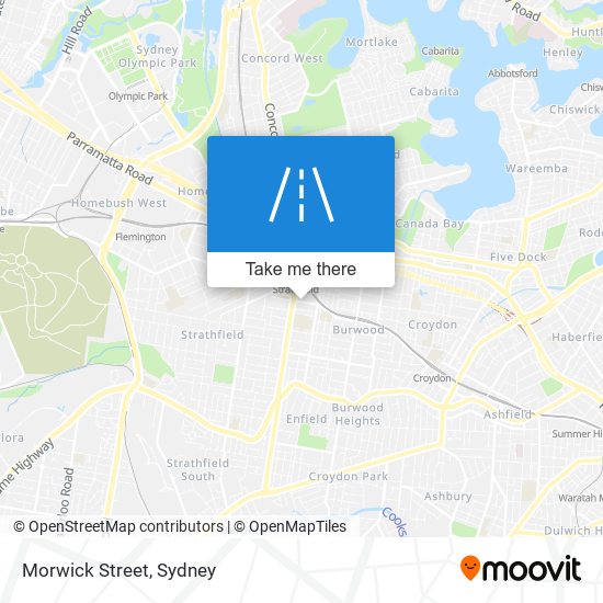 Morwick Street map