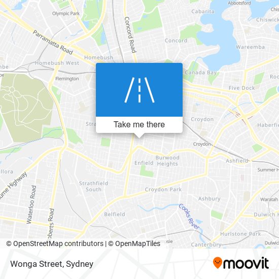 Wonga Street map