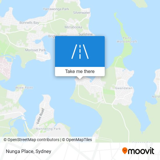 Nunga Place map