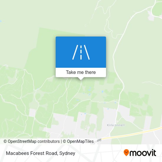 Macabees Forest Road map