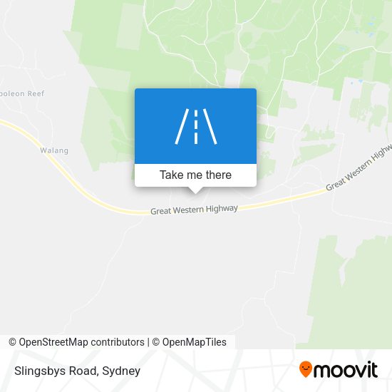 Slingsbys Road map