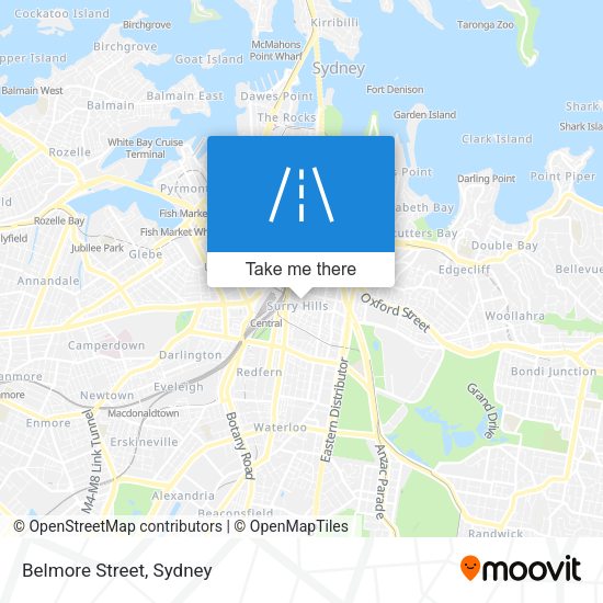 Belmore Street map