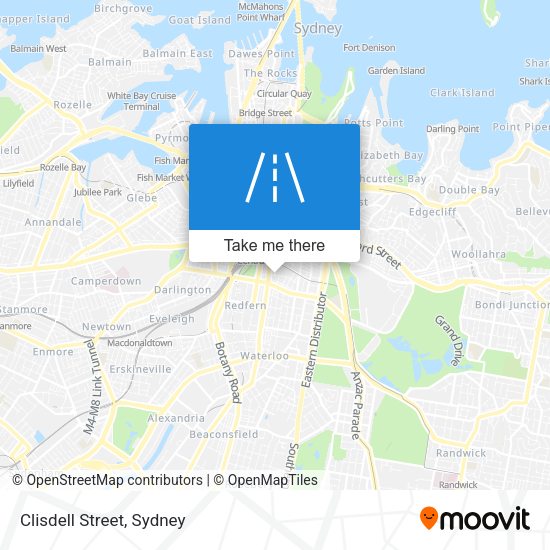 Clisdell Street map
