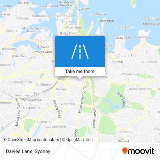 Davies Lane map