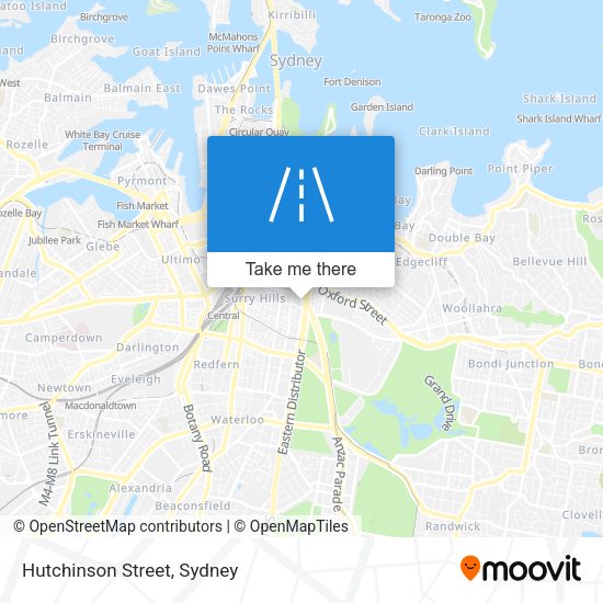 Hutchinson Street map