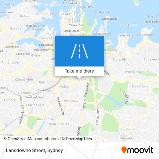 Lansdowne Street map