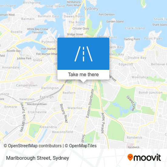 Marlborough Street map