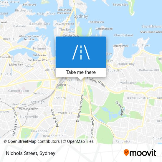 Nichols Street map