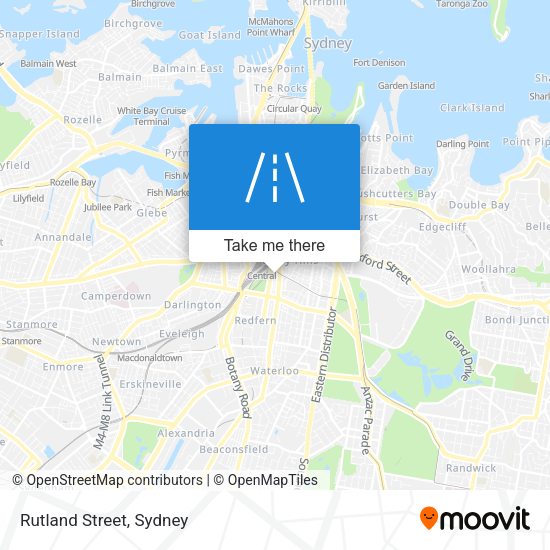 Rutland Street map