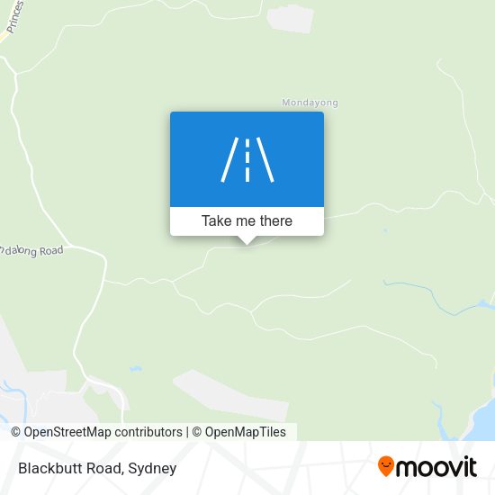 Blackbutt Road map