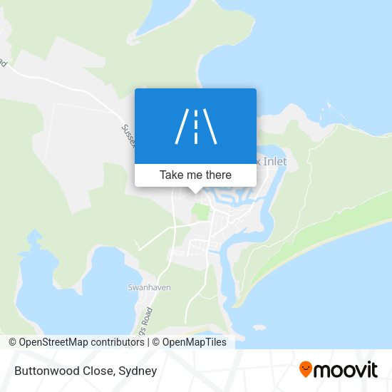 Buttonwood Close map
