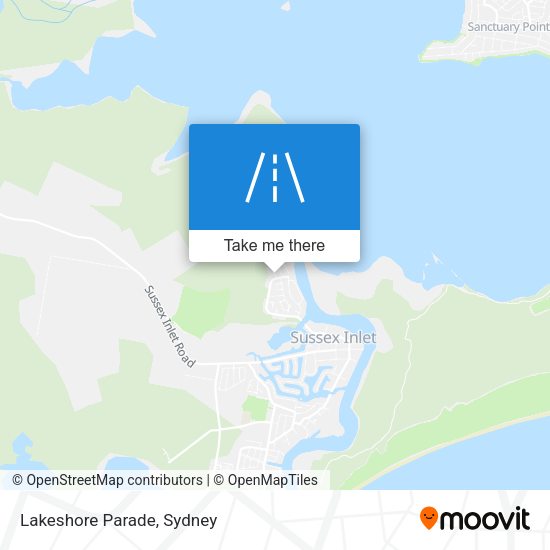 Lakeshore Parade map