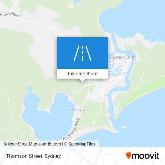 Thomson Street map