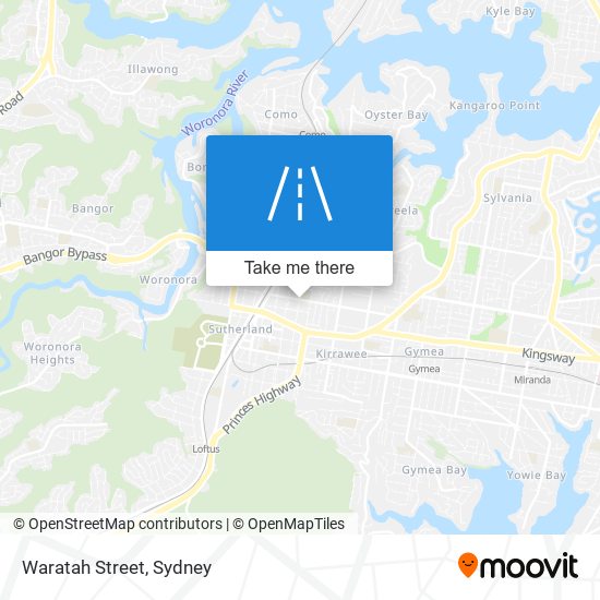 Waratah Street map