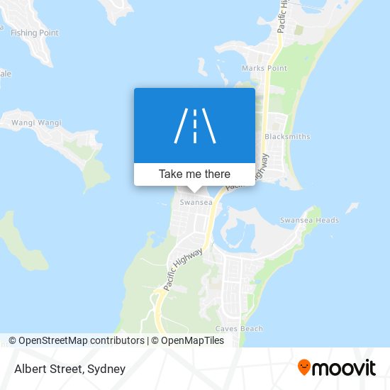 Albert Street map