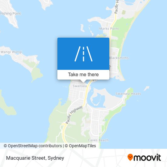 Macquarie Street map