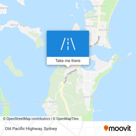 Old Pacific Highway map