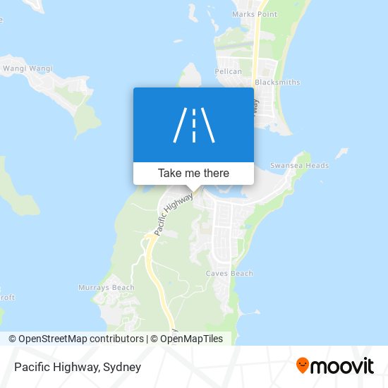 Pacific Highway map