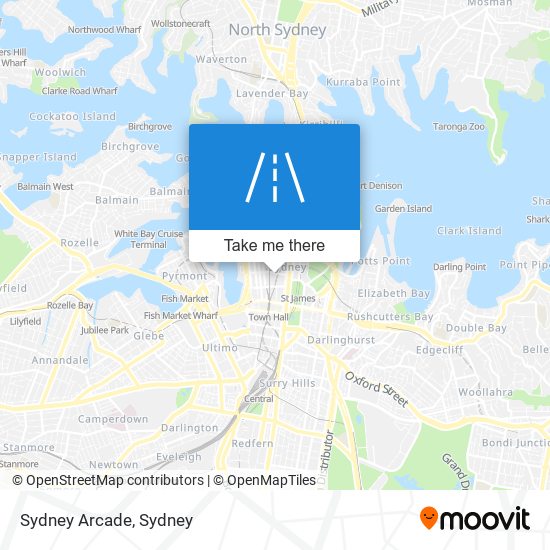 Sydney Arcade map