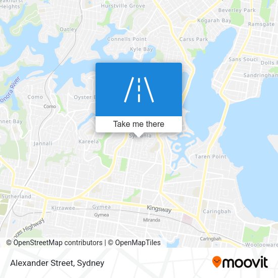 Alexander Street map