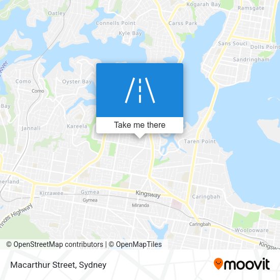 Macarthur Street map