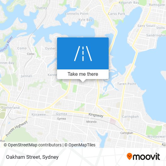 Oakham Street map