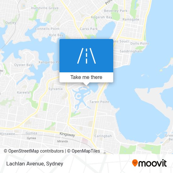 Lachlan Avenue map