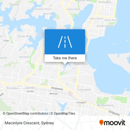 Macintyre Crescent map