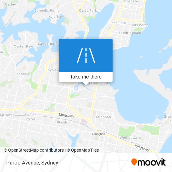 Paroo Avenue map