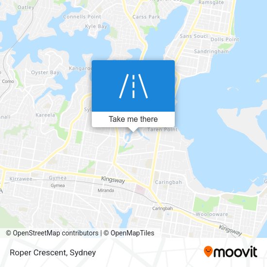 Roper Crescent map