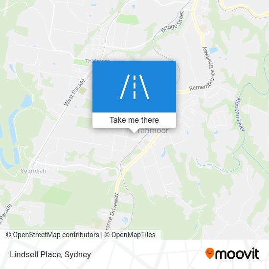Lindsell Place map