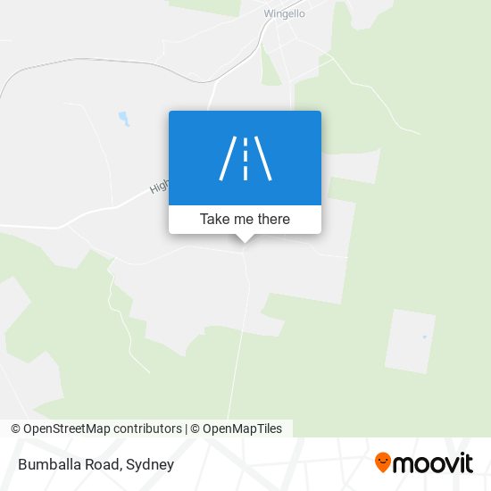 Bumballa Road map