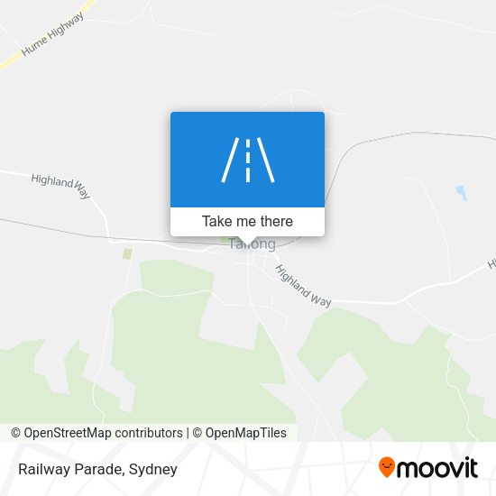 Railway Parade map