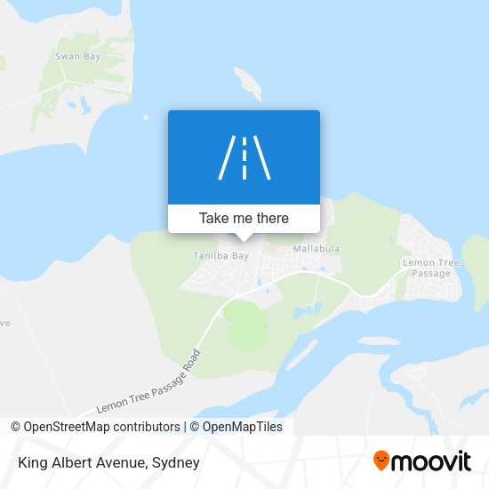 King Albert Avenue map