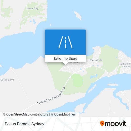 Poilus Parade map