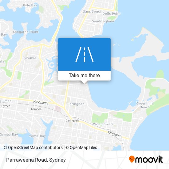 Parraweena Road map