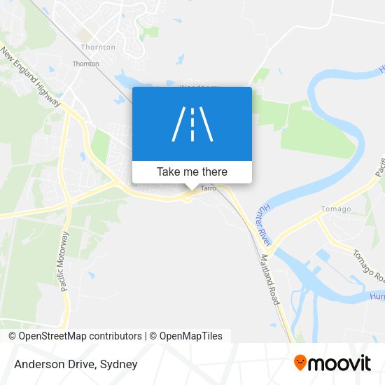 Anderson Drive map