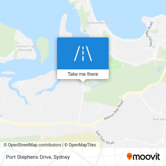 Port Stephens Drive map