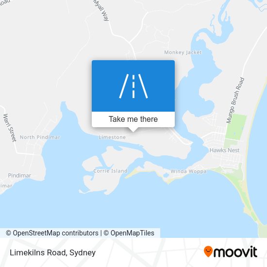 Limekilns Road map