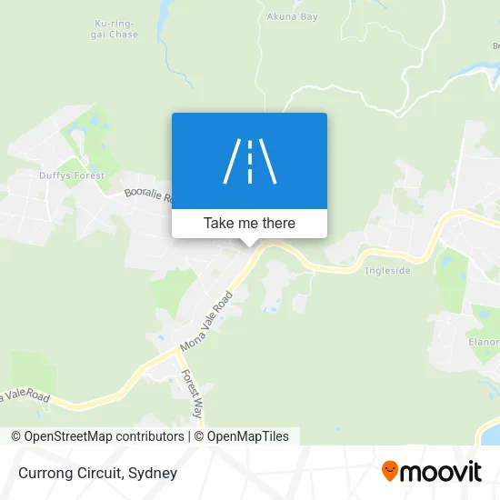 Currong Circuit map