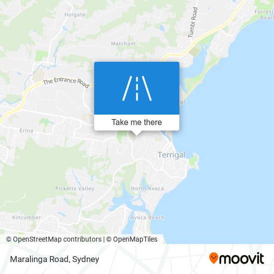 Maralinga Road map