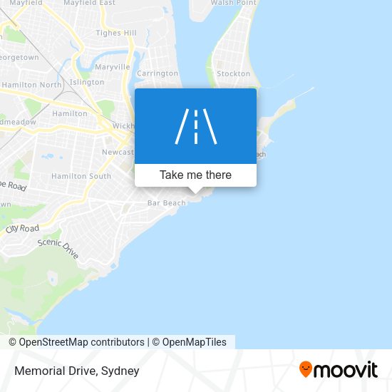 Memorial Drive map