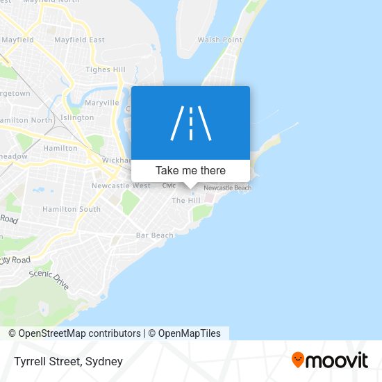 Tyrrell Street map