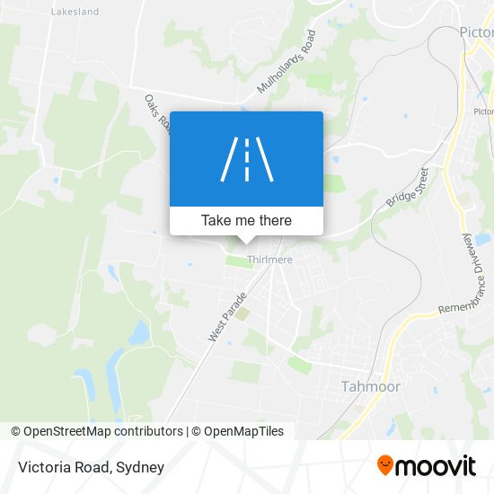 Victoria Road map