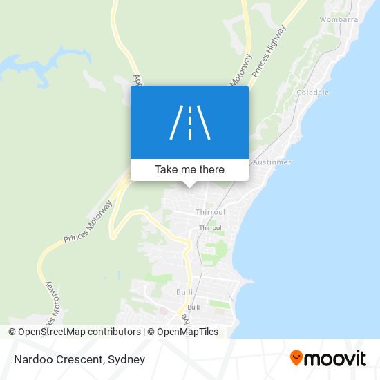 Mapa Nardoo Crescent