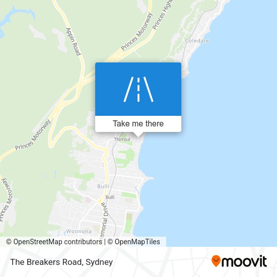 The Breakers Road map